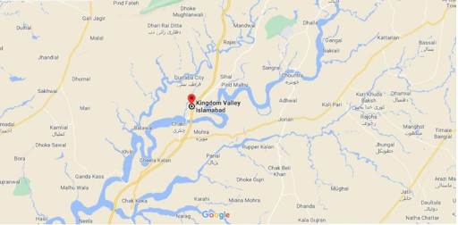 Kingdom Valley Islamabad Location near M2